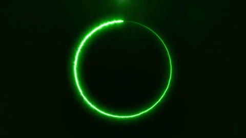 Abstract background screensaver with an electric arc rotates endlessly in a Stock Footage 84779516