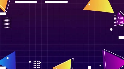 Abstract Background, Seamless Looping, Shapes Art Loop, Texture Animation Stock Footage 269624210