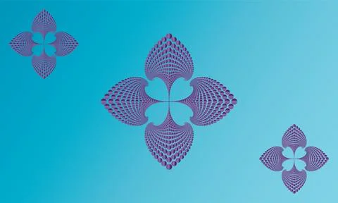 Abstract background Seamless pattern of four leaf clovers with floral and leaf e Illustrazione stock