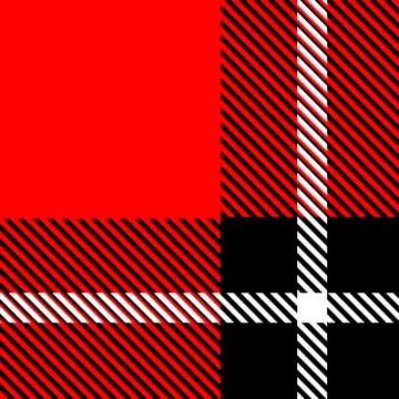 Abstract background seamless pattern tartan with hand-drawn lines Stock Illustration