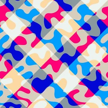 Abstract background seamless pattern..Diagonal plaid pattern. Vector image. Stock Illustration