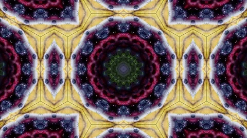 Abstract background, Seamless Retro Style Mandala Design Stock-Footage 150336492