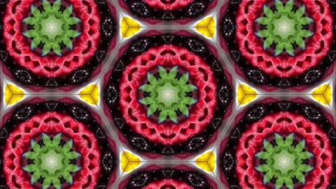 Abstract background, Seamless Retro Style Mandala Design Stock-Footage 150336587