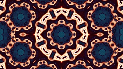 Abstract background, Seamless Retro Style Mandala Design Stock Footage 150452520