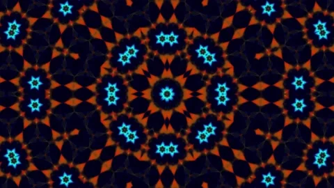 Abstract background, Seamless Retro Style Mandala Design Stock-Footage 150508166