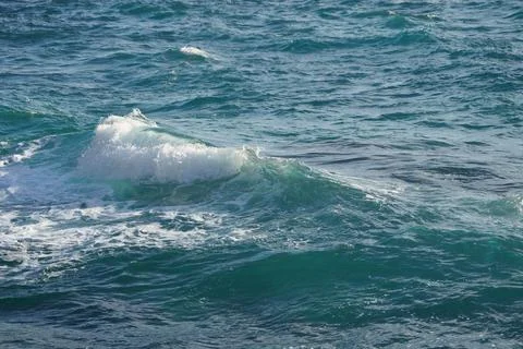 An abstract background of seawater flow under light exposure Stock Photos
