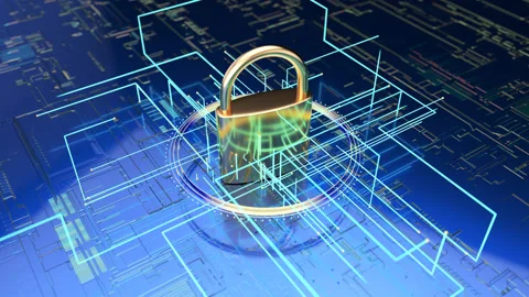 Abstract background of Security art Stock Footage 149977158