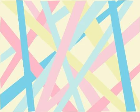 Abstract background set multi colored lines Stock Illustration