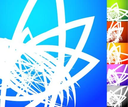 Abstract background set. Square format backgrounds with geometric element in  Stock-Illustration