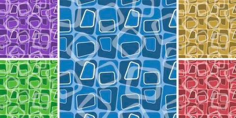 Abstract background set. Vector illustration Stock Illustration