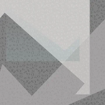 Abstract background with shades of gray and doodles. Illustrazione stock