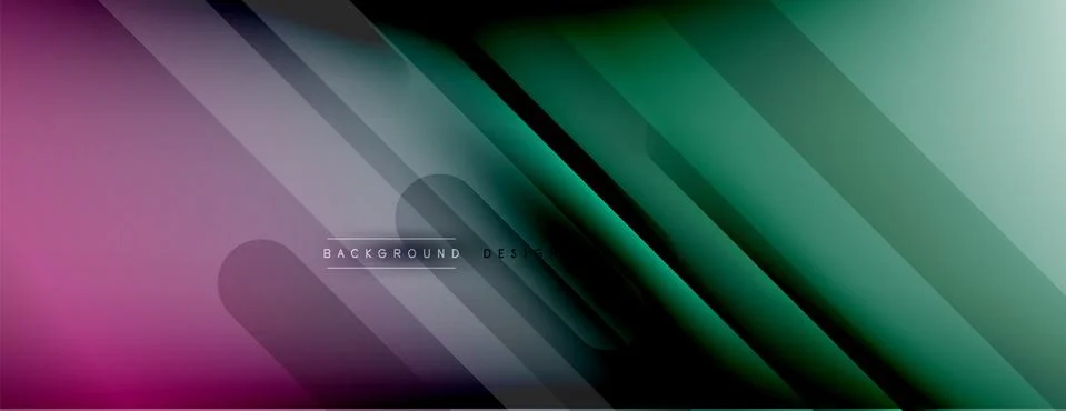 Abstract background. Shadow lines on bright shiny gradient background. Stock Illustration