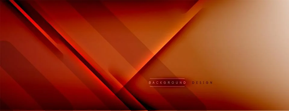 Abstract background. Shadow lines on bright shiny gradient background. 库存插图