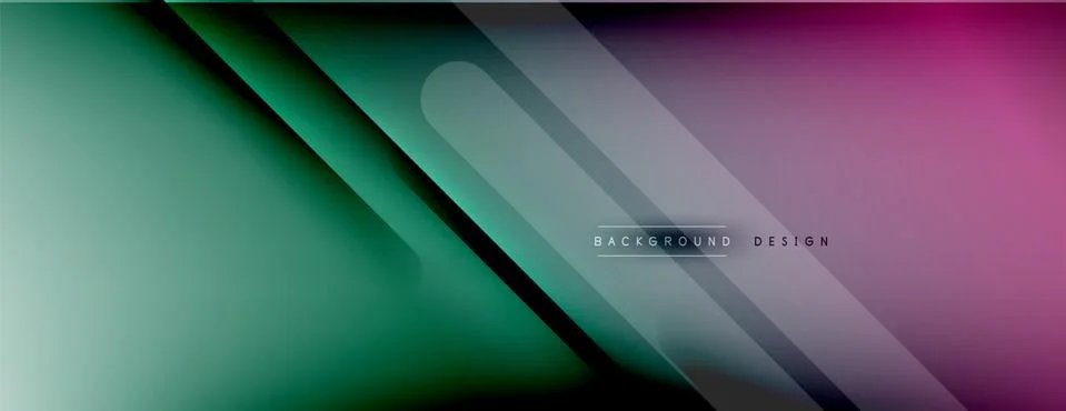 Abstract background. Shadow lines on bright shiny gradient background. 库存插图