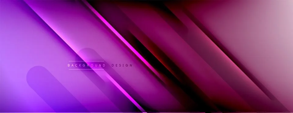 Abstract background. Shadow lines on bright shiny gradient background. Stockillustratie