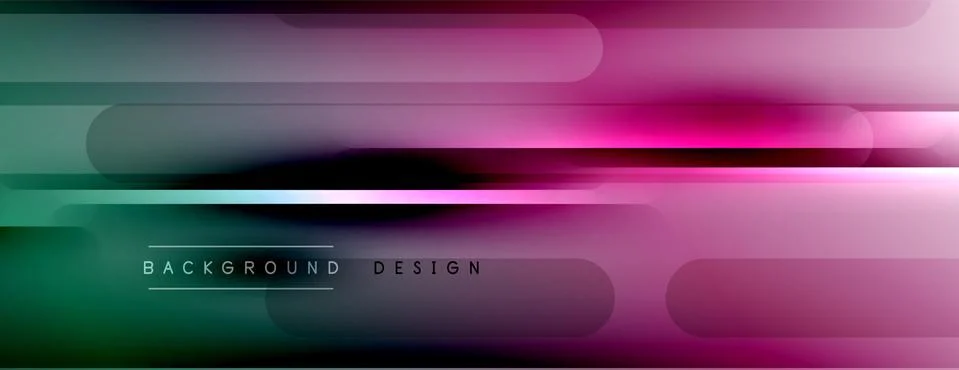 Abstract background. Shadow lines on bright shiny gradient background. Stock Illustration
