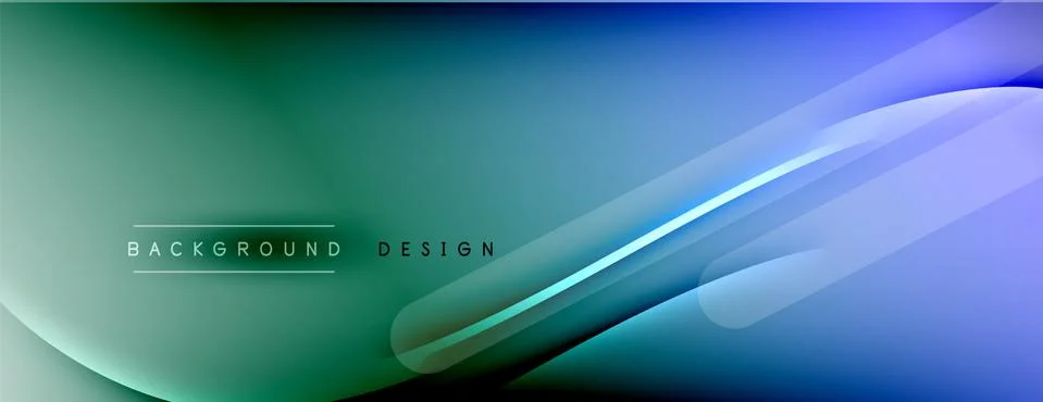 Abstract background. Shadow lines on bright shiny gradient background. Stock Illustration