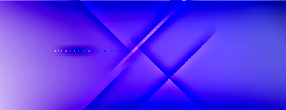 Abstract background. Shadow lines on bright shiny gradient background. 库存插图
