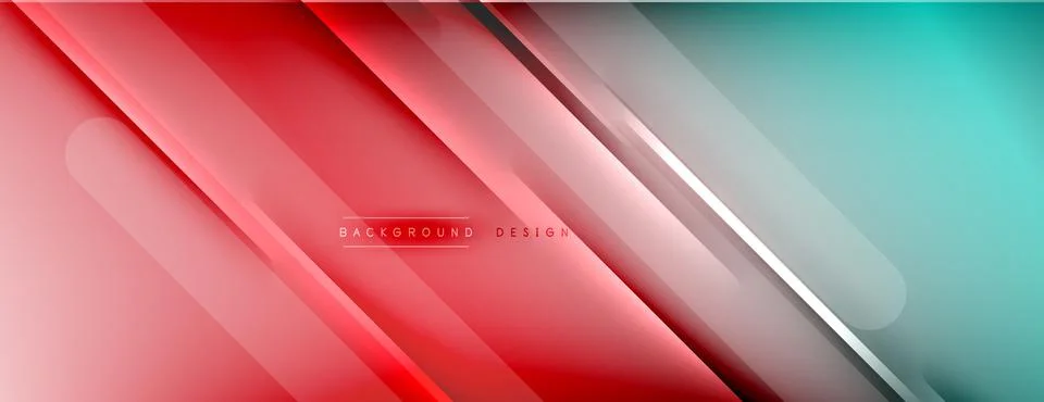 Abstract background. Shadow lines on bright shiny gradient background. Stock Illustration