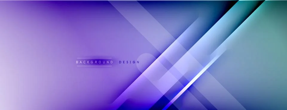 Abstract background. Shadow lines on bright shiny gradient background. 库存插图