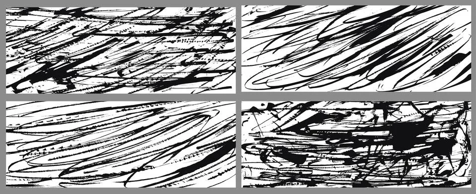 Abstract background with sharp black ink brush stroke for urban grunge dynamic Stockillustratie