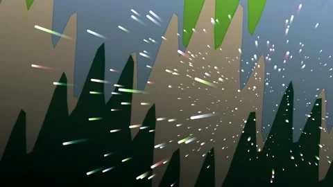 Abstract background with sharp geometric shapes and light streaks. Stock Footage 326221120