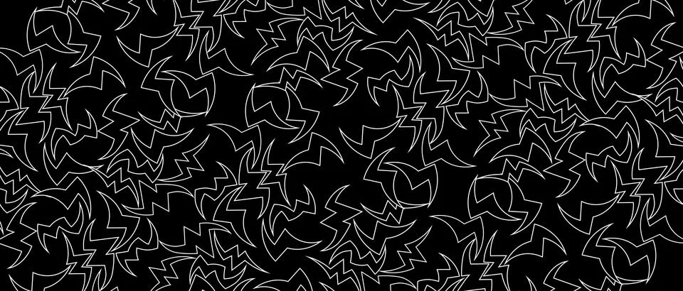 Abstract background with sharp shapes. Modern black and white background. Vector Stock Illustration