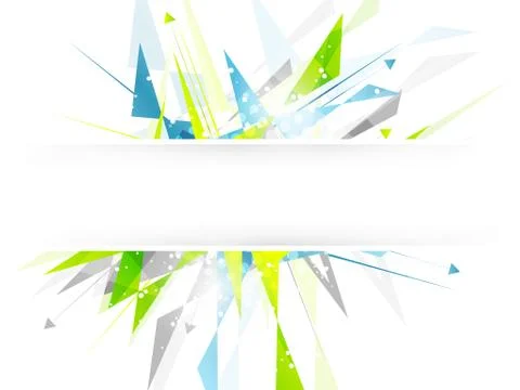 Abstract background with sharp triangular shape and arrows. Stock Illustration