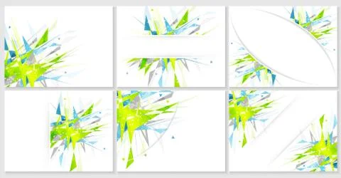 Abstract background with sharp triangular shape and arrows. Stock Illustration