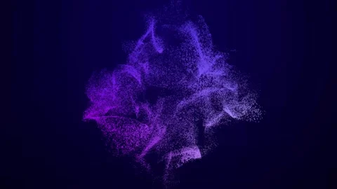 Abstract background shining colorful particles dust background Stock Footage 172303673