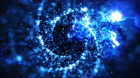Abstract background  shining  particles stardust energy forms loop Stock-Footage 160394717