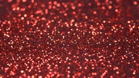 Abstract background, shining, sparkling lights of red color glitter texture, 4K Stock Footage 141306711