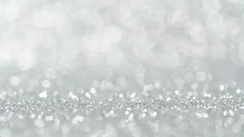 Abstract background, shining, sparkling lights of silver color glitter texture Stock Footage 147006405