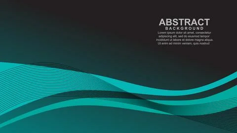 Abstract background with shining waves. Shiny moving lines design element. .. Illustrazione stock
