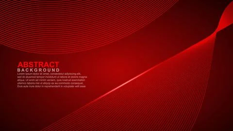 Abstract background with shining waves. Shiny moving lines design element. .. Stock Illustration