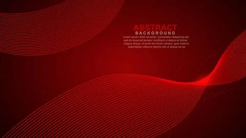 Abstract background with shining waves. Shiny moving lines design element. .. Stock Illustration