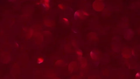 Abstract background from shiny bokeh. Christmas blurred backdrop. Red lights. Stock Footage 166907398