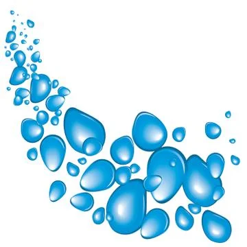 Abstract background with shiny bubbles Stock Illustration