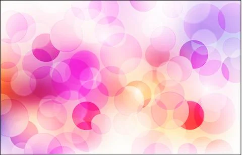 Abstract background with shiny circles Stock Illustration