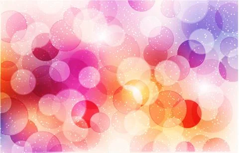 Abstract background with shiny circles Stock-Illustration