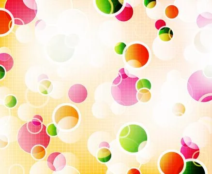 Abstract background with shiny circles Stock-Illustration