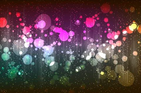 Abstract background with shiny circles Stock Illustration