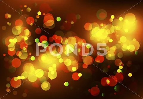 Abstract background with shiny circles Illustrazione stock