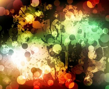 Abstract background with shiny circles Illustrazione stock