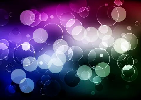 Abstract background with shiny circles Illustrazione stock