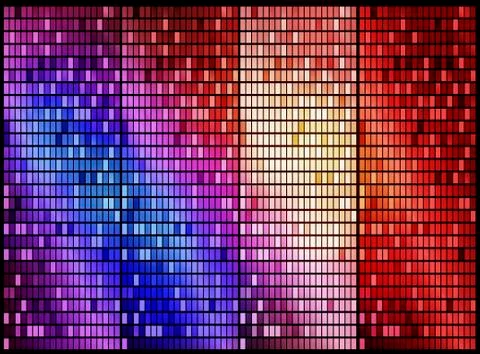 Abstract background with shiny lines Stock-Illustration