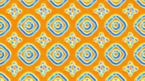 Abstract background with shiny symmetrical plastic shapes Stock Footage 134328289