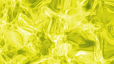 Abstract background, shiny yellow plastic waves and lights Stock Footage 289392962