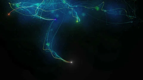 Abstract background shone multicolor fires Video stock 33845074