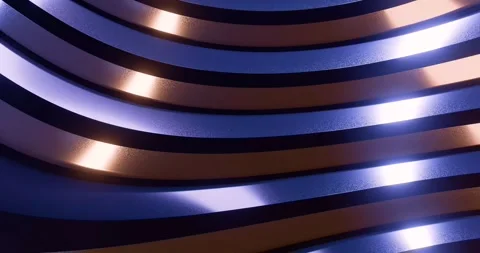 Abstract background showcasing a metallic, undulating blue and gold brocade.. Stock Footage 256644956